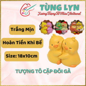 Tô Tượng Cặp Đôi Gà