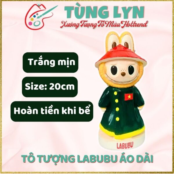 Tô Tượng Labubu Áo Dài