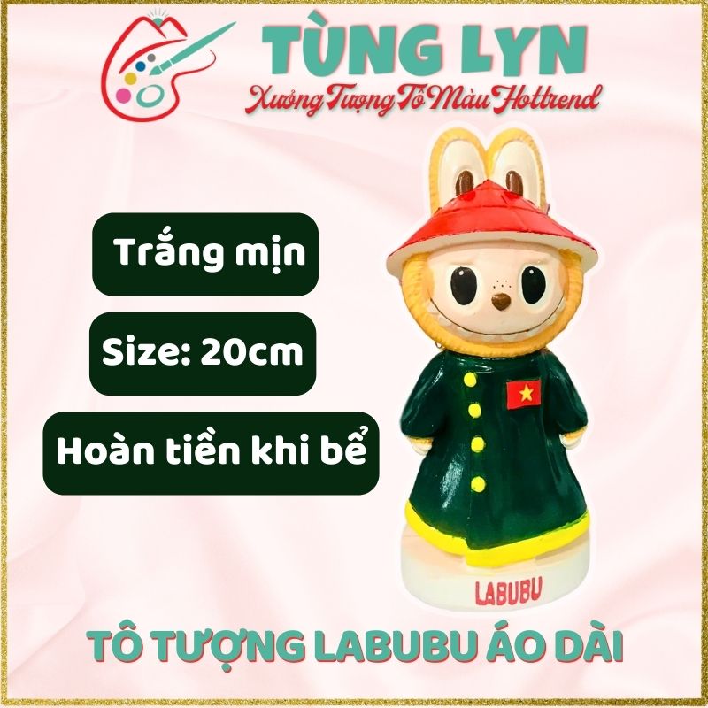 Tô Tượng Labubu Áo Dài