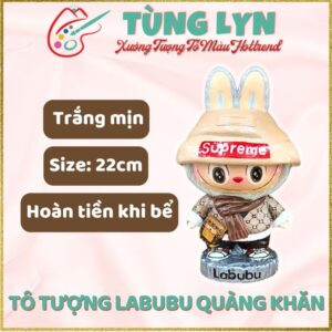 Tô Tượng Labubu Quàng Khăn