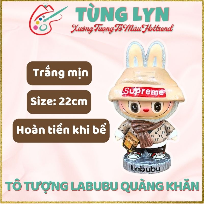 Tô Tượng Labubu Quàng Khăn