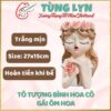 Tô Tượng Bình Hoa Cô Gái Ôm Hoa