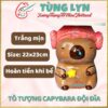 Tô Tượng Capybara Đội Dĩa
