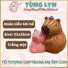Tô Tượng Capybara Mẹ Ôm Con