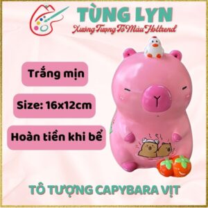 Tô Tượng Capybara Vịt
