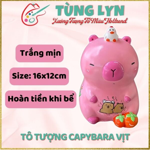 Tô Tượng Capybara Vịt