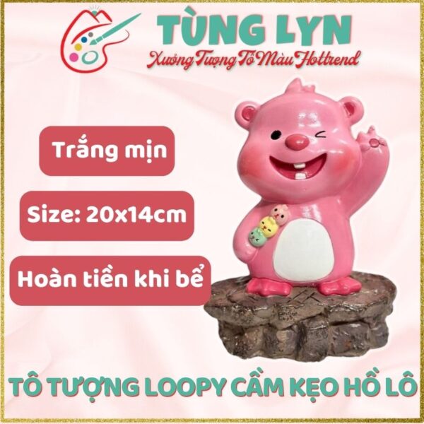 Tô Tượng Loopy Cầm Kẹo Hồ Lô