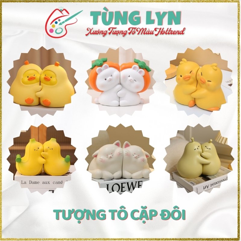 Mẫu Tô Tượng Cặp Đôi Dễ Thương