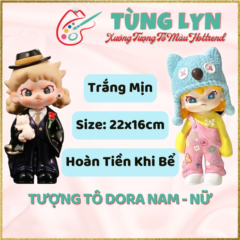 Tô Tượng Cặp Đôi Dora Nam Nữ