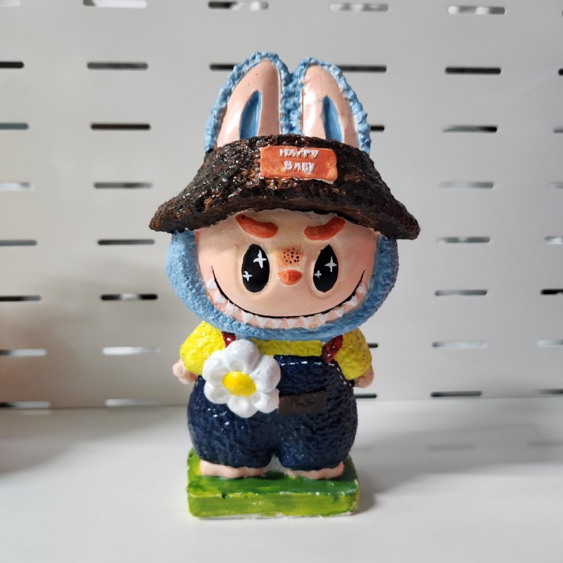 Tượng Tô Màu Labubu Hoa